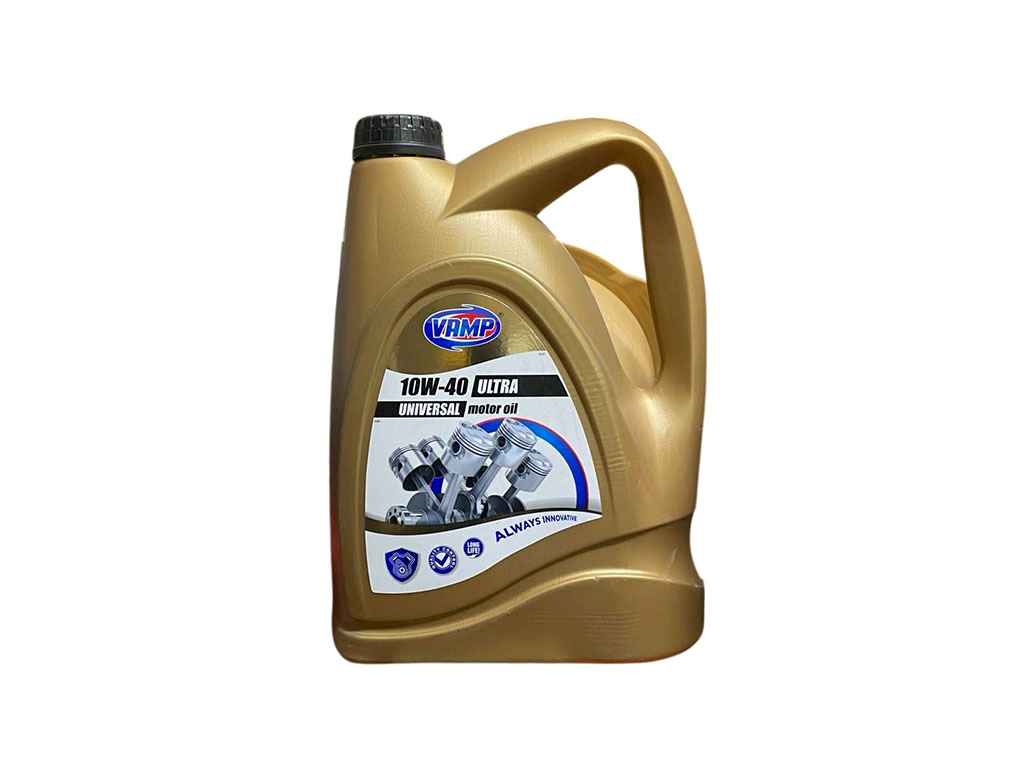 Масло моторне напівсинтетичне ULTRA універсальне 10W-40 5л (4,15 кг) ТМ ВАМП Масло моторне напівсинтетичне ULTRA універсальне 10W-40 5л (4,15 кг) ТМ ВАМП