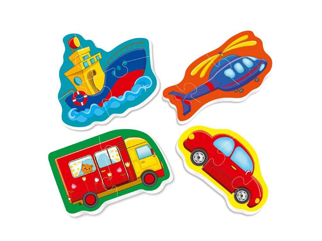 Бебі Пазли Транспорт VT1106-96 ТМ VLADI TOYS Бебі Пазли Транспорт VT1106-96 ТМ VLADI TOYS