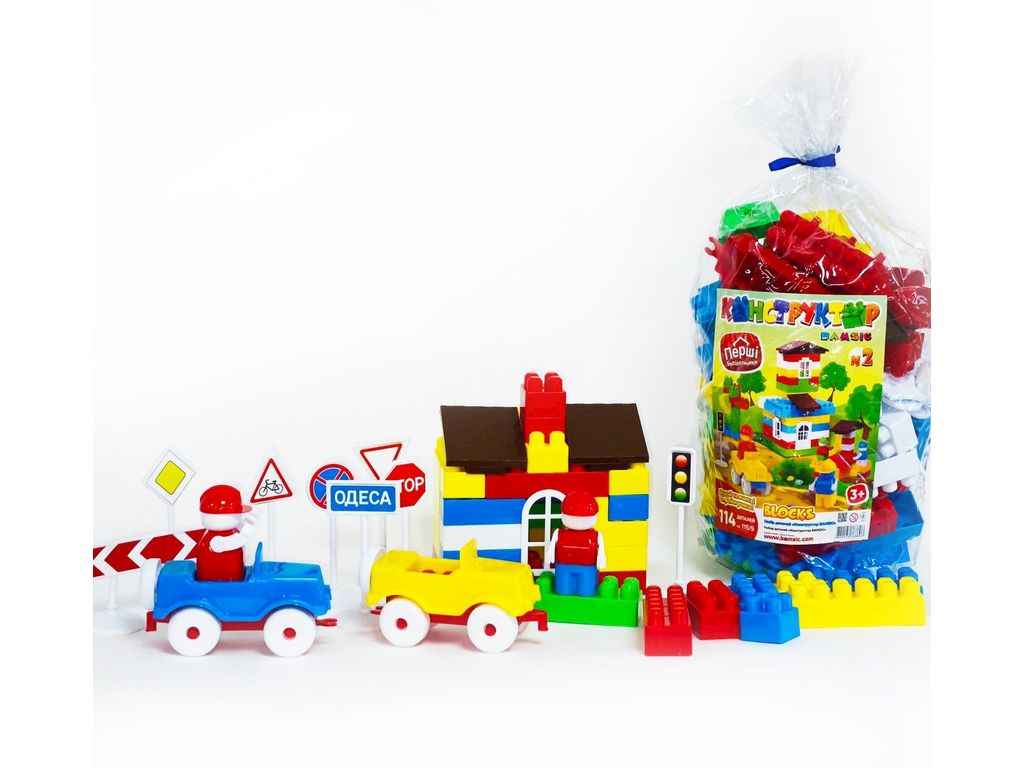 Конструктор №2 114дет арт.115/9 ТМ BAMSIC Конструктор №2 114дет арт.115/9 ТМ BAMSIC