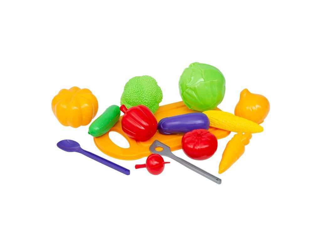 Набір дитячий, дощечка з овочами арт 010/6 ТМ BAMSIC Набір дитячий, дощечка з овочами арт 010/6 ТМ BAMSIC