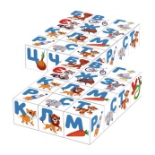 Детский развивающий набор кубиков "Азбука + Арифметика" 2728TXK 24 кубика. Изображение №2