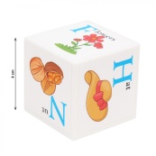 Детский развивающий набор кубиков "Английская азбука" 1325TXK 12 кубиков. Изображение №4