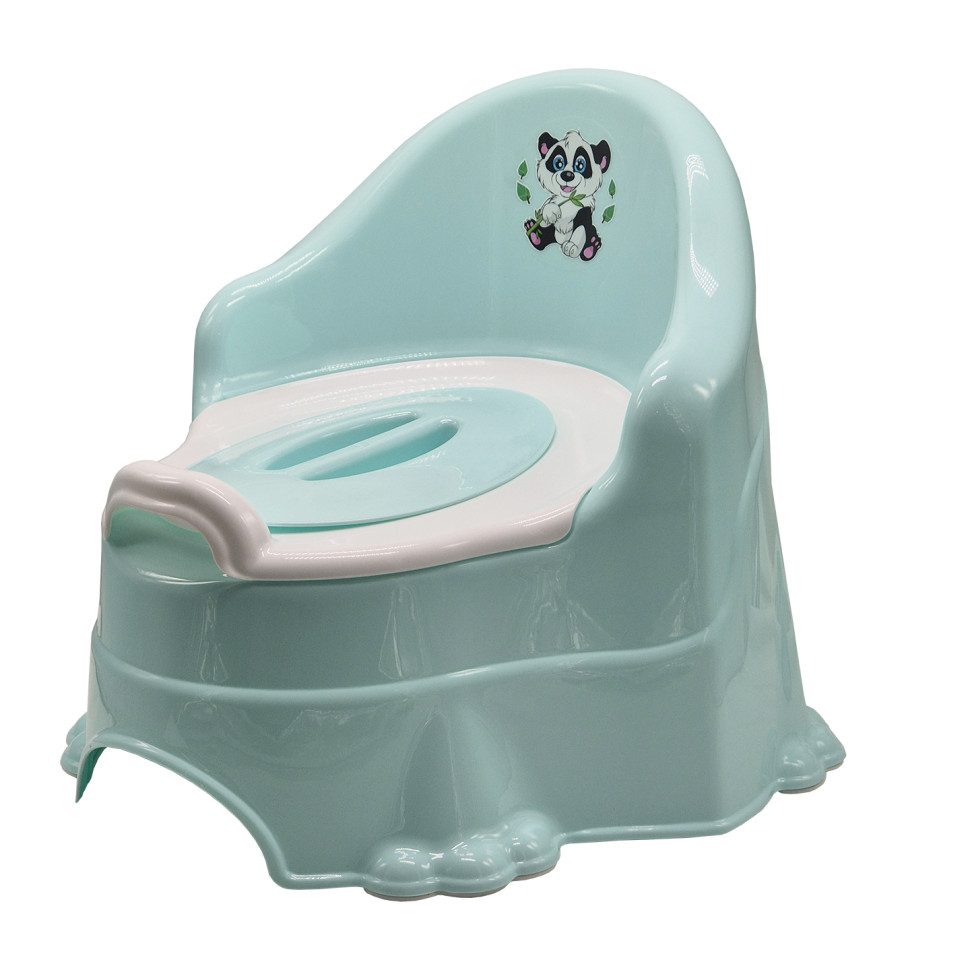 Горшок детский с крышкой 5156TXK(Turquiose) пластик, бирюзовый Горшок детский с крышкой 5156TXK(Turquiose) пластик, бирюзовый