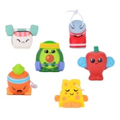 Сквиш игрушка-сюрприз "Спортивные вкусности" 13/SC24, 6 героев. Изображение №2