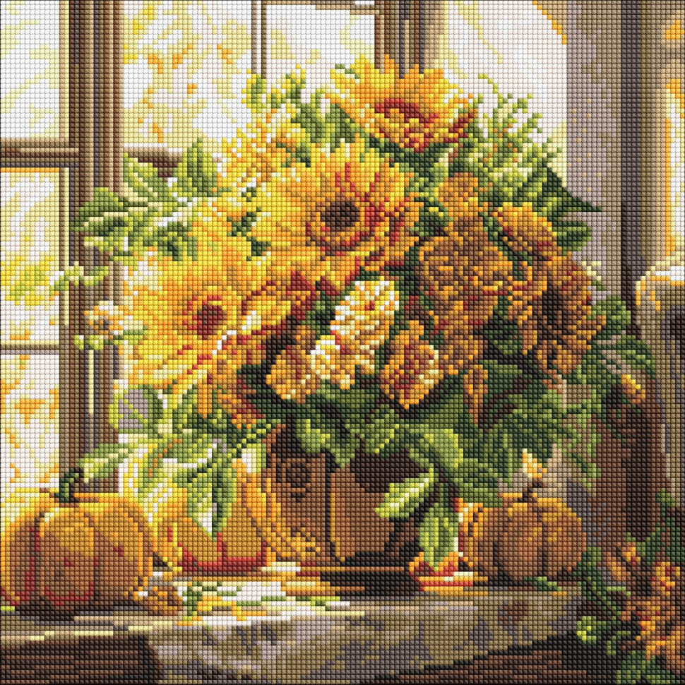 Алмазная мозаика "Там где солнце" AMO8343, 40х40 см Алмазная мозаика "Там где солнце" AMO8343, 40х40 см