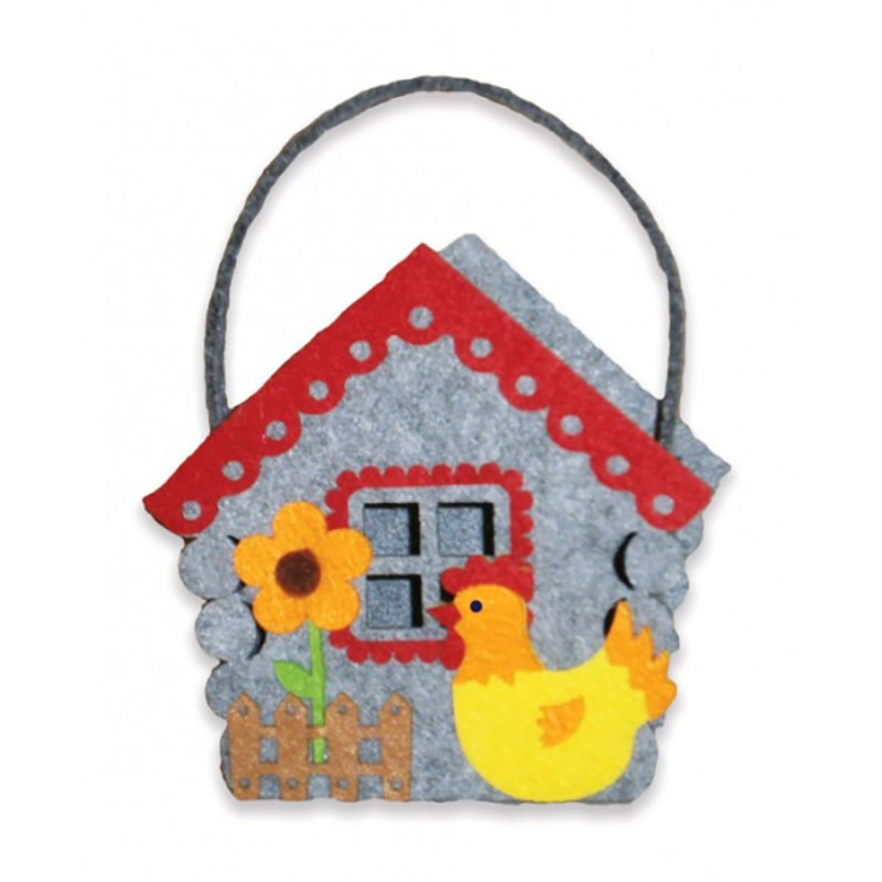Набір для творчості "Зроби сам кошик з фетру Казковий будиночок" 120133 Набір для творчості "Зроби сам кошик з фетру Казковий будиночок" 120133
