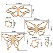 Набір для вітражного живопису за номерами Арт Вітраж "Яскраві Метелики" FDSGK-02. Зображення №2 Набір для вітражного живопису за номерами Арт Вітраж "Яскраві Метелики" FDSGK-02. Зображення №2