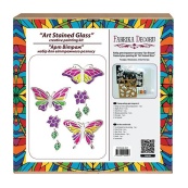 Набір для вітражного живопису за номерами Арт Вітраж "Яскраві Метелики" FDSGK-02. Зображення №4 Набір для вітражного живопису за номерами Арт Вітраж "Яскраві Метелики" FDSGK-02. Зображення №4