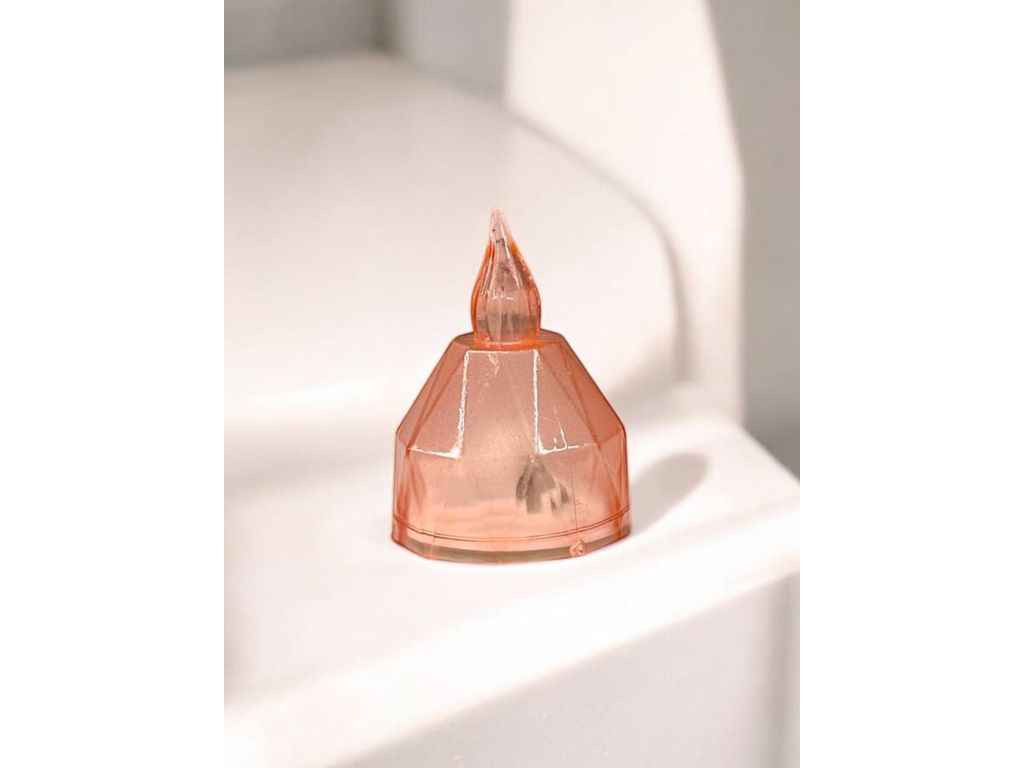 Свічка LED пластик 5*4 помаранчевий м.04 ТМ SP Свічка LED пластик 5*4 помаранчевий м.04 ТМ SP