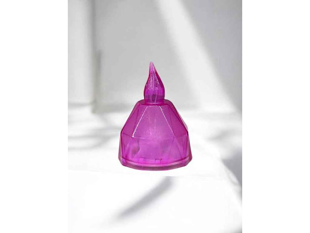 Свічка LED пластик 5*4 рожевий м.04 ТМ SP Свічка LED пластик 5*4 рожевий м.04 ТМ SP