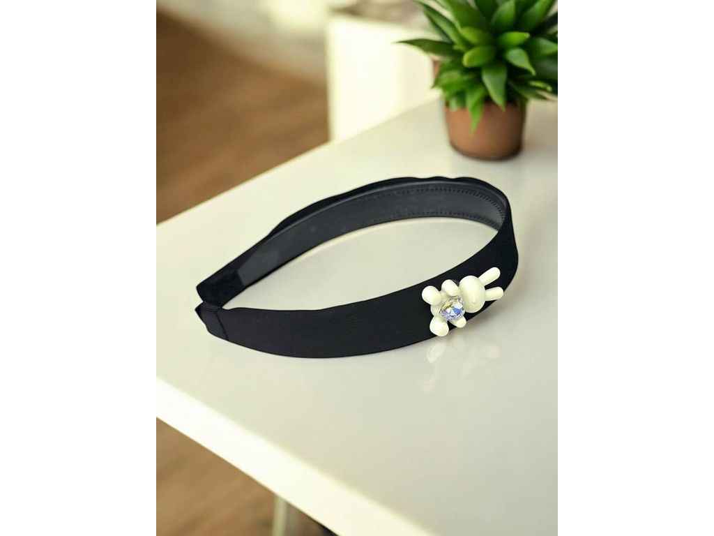 Обруч для волосся текстильний сірий м.WK-540 ТМ SP Обруч для волосся текстильний сірий м.WK-540 ТМ SP