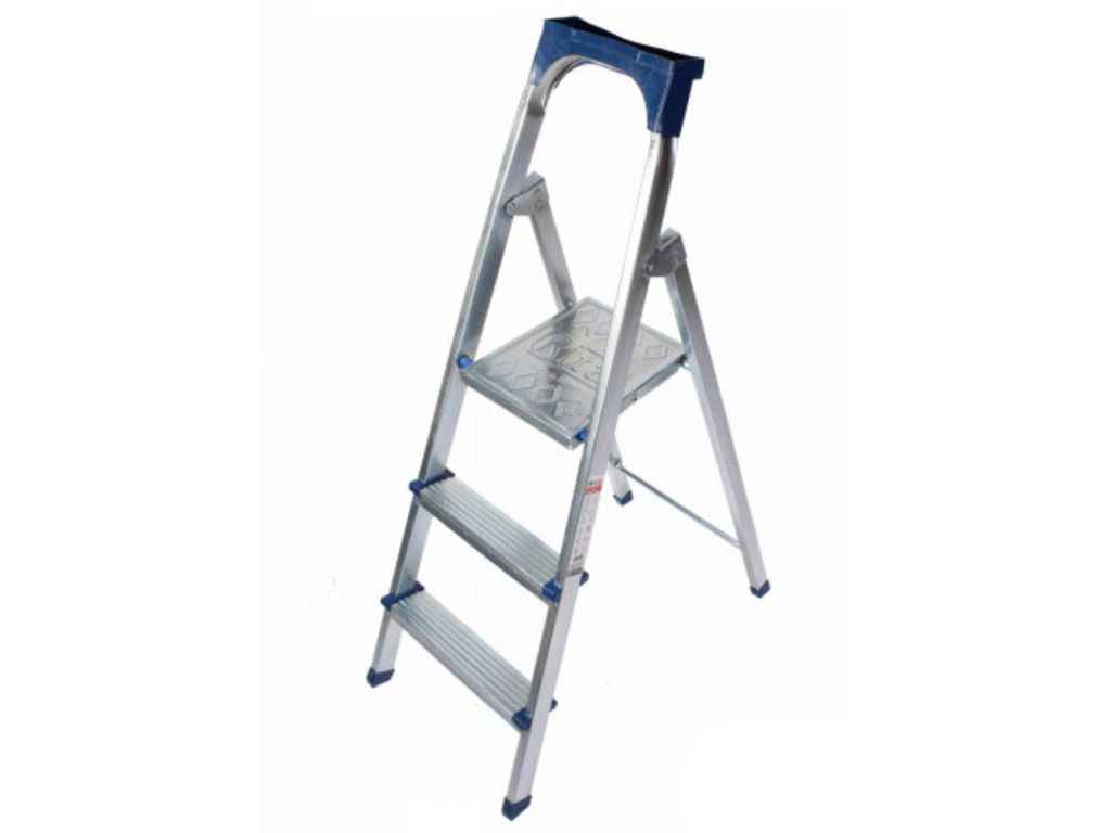 Драбина Метал 3 сходинки оцинкована Ріта (2 сход. столик) ТМ KANAT Драбина Метал 3 сходинки оцинкована Ріта (2 сход. столик) ТМ KANAT