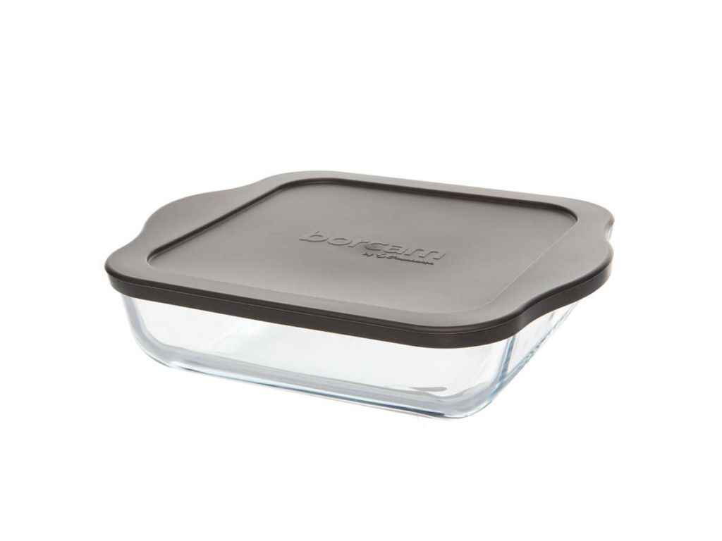 Форма для запікання 1,95л з сірою кришкою 25,6х22см, h=6см BORCAM (под.уп.) ТМ PASABAHCE Форма для запікання 1,95л з сірою кришкою 25,6х22см, h=6см BORCAM (под.уп.) ТМ PASABAHCE
