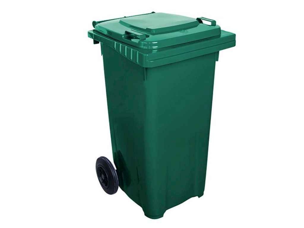 Контейнер для ТПВ 120л темно-зелений Євро ТМ АЛЕАНА Контейнер для ТПВ 120л темно-зелений Євро ТМ АЛЕАНА