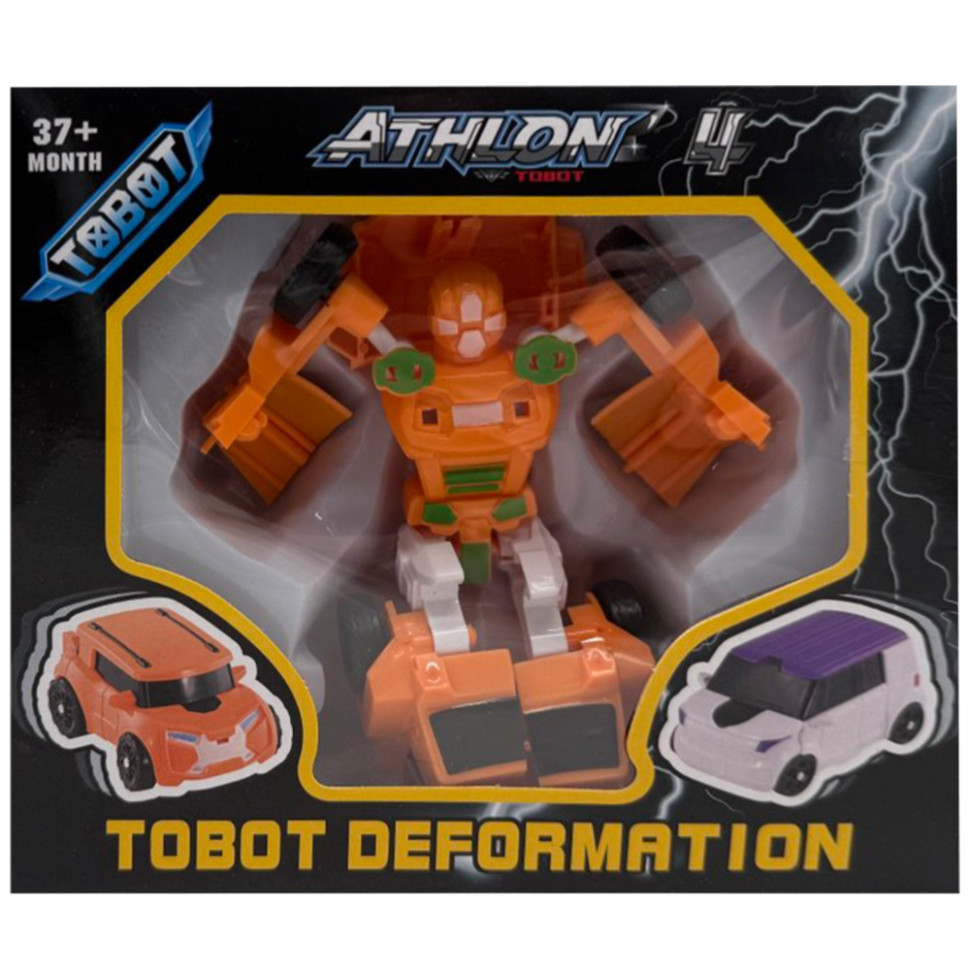 Машинка-трансформер "Tobot 2 в 1" 525-1(Orange) пластик Машинка-трансформер "Tobot 2 в 1" 525-1(Orange) пластик