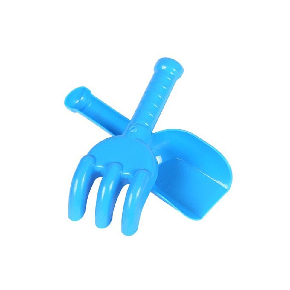 Дитячий іграшковий набір "Лопатка+грабельки" 2865TXK Синій Дитячий іграшковий набір "Лопатка+грабельки" 2865TXK Синій