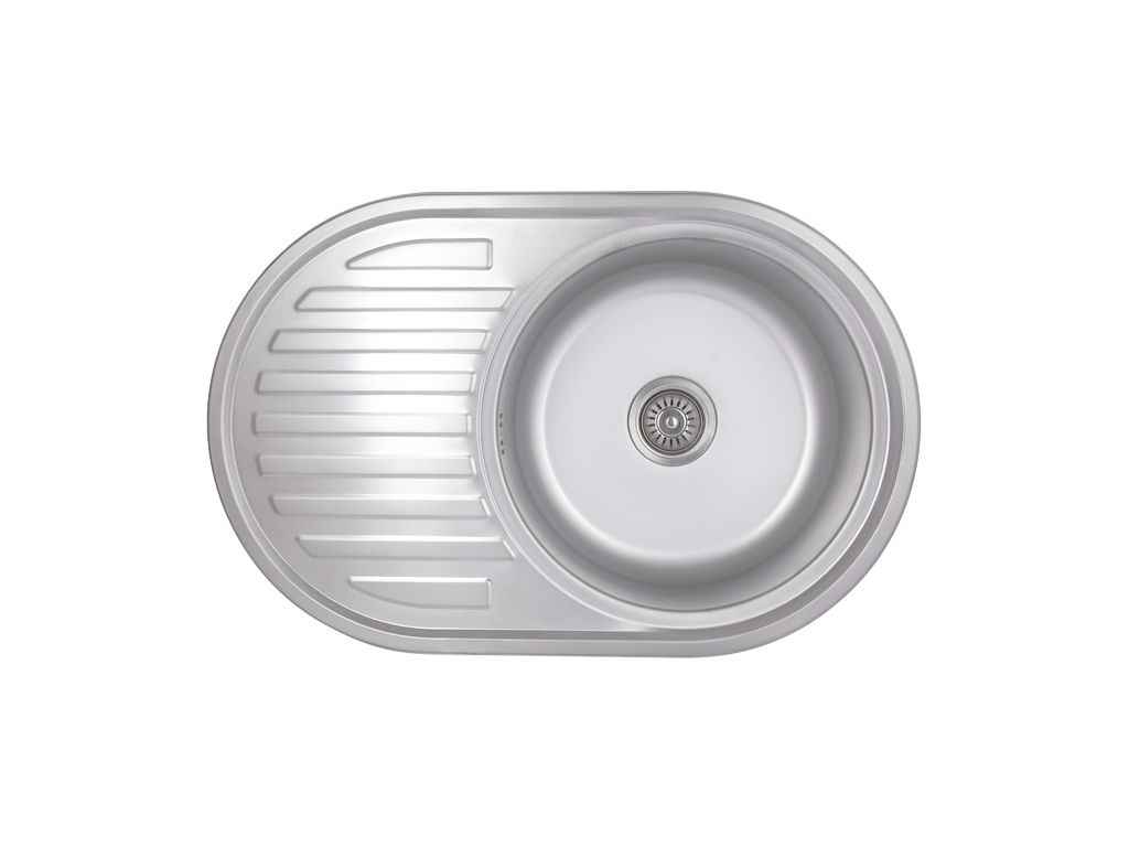 Мийка врізна 770х500х180мм 1 7750, Satin 0,8мм BRIN7750SAT08 ТМ Brinex Мийка врізна 770х500х180мм 1 7750, Satin 0,8мм BRIN7750SAT08 ТМ Brinex