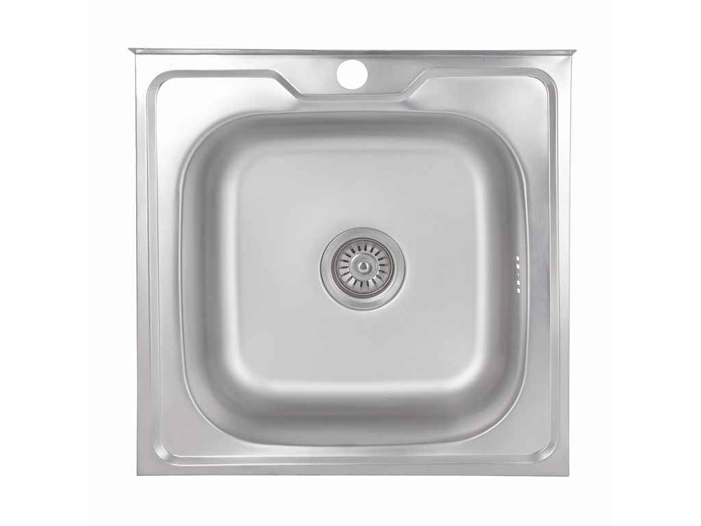 Мийка накладна 500х500х160мм 1 5050, Satin 0,6мм BRIN5050SAT06 ТМ Brinex Мийка накладна 500х500х160мм 1 5050, Satin 0,6мм BRIN5050SAT06 ТМ Brinex