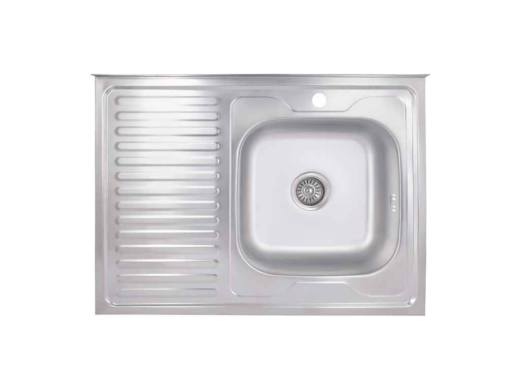 Мийка накладна 600х800х160мм 1 6080-R, Satin 0,6мм BRIN6080RSAT06 ТМ Brinex Мийка накладна 600х800х160мм 1 6080-R, Satin 0,6мм BRIN6080RSAT06 ТМ Brinex