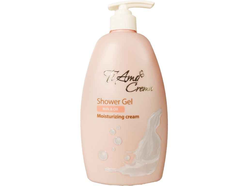 Гель для душу 400мл Зволожуючий Крем ТМ TI AMO CREMA Гель для душу 400мл Зволожуючий Крем ТМ TI AMO CREMA