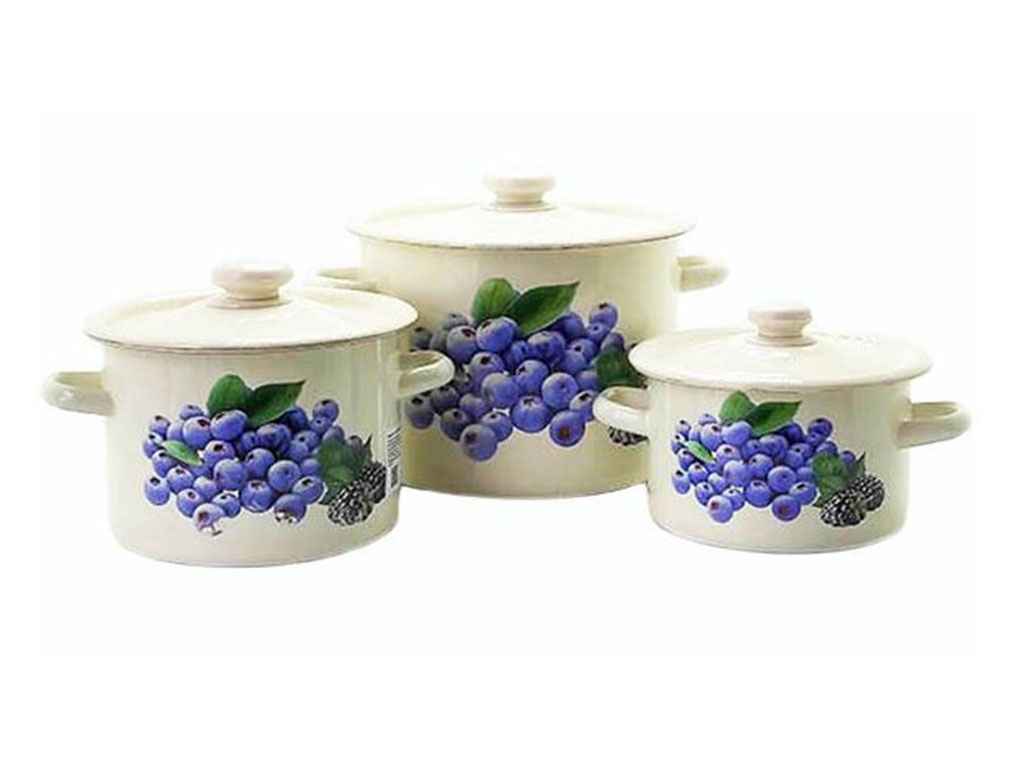 Набір посуду 3 предм. I822 Лохина (молочна) ТМ IDILIA Набір посуду 3 предм. I822 Лохина (молочна) ТМ IDILIA