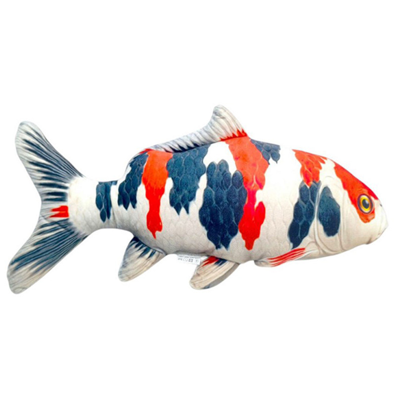 Дитяча м'яка іграшка "Червоний короп Коі" KOI-R, розмір 50 см Дитяча м'яка іграшка "Червоний короп Коі" KOI-R, розмір 50 см