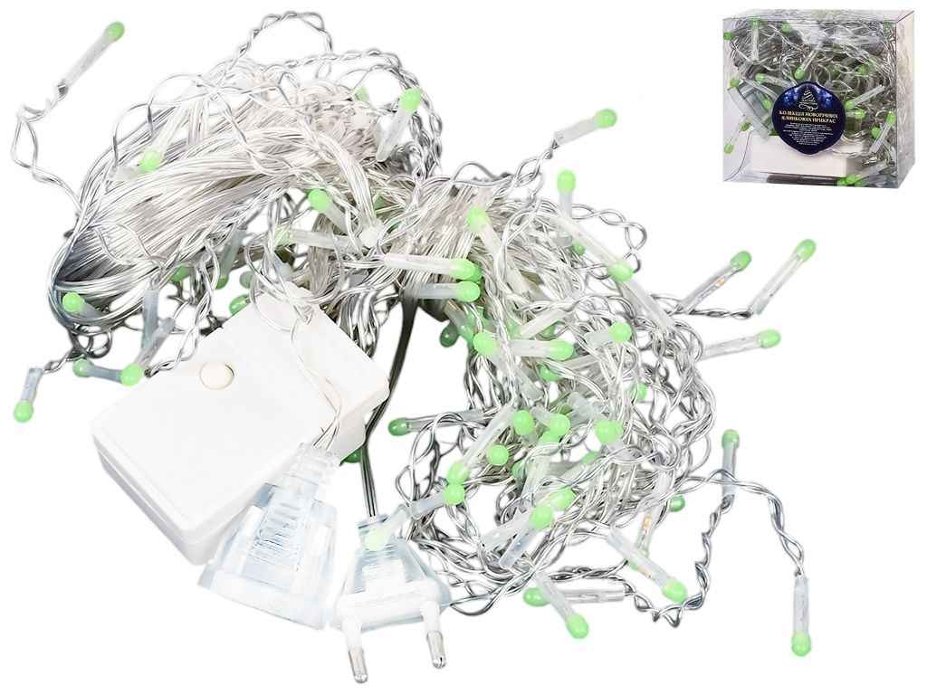 Гірлянда 96LED зелений 3м*25-50см бахрома світлодіодна R95865-G ТМ STENSON Гірлянда 96LED зелений 3м*25-50см бахрома світлодіодна R95865-G ТМ STENSON