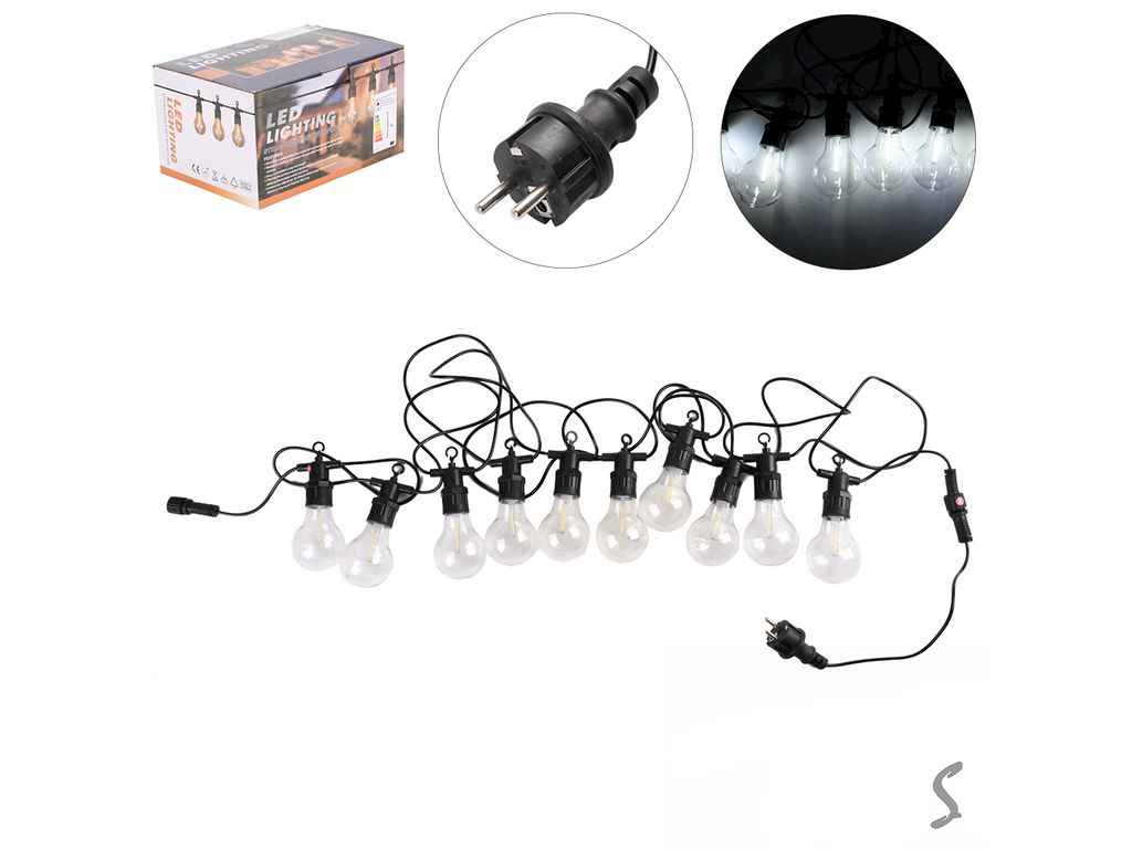 Гірлянда 10LED 5м світлодіодна зовнішня Лампочки R96320 ТМ STENSON Гірлянда 10LED 5м світлодіодна зовнішня Лампочки R96320 ТМ STENSON