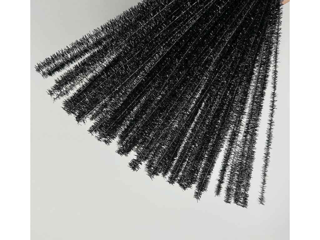 Дріт синельний 30см 5мм Люрексовий 95-100шт/уп Чорний (.к.ЛЮРеКС-Чорний) ТМ КИТАЙ Дріт синельний 30см 5мм Люрексовий 95-100шт/уп Чорний (.к.ЛЮРеКС-Чорний) ТМ КИТАЙ