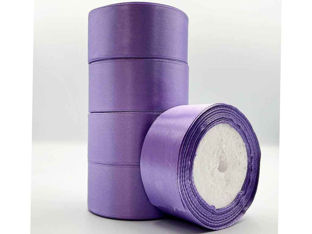 Стрічка атласна 4см * 23м бузковий арт.АБ-655 ТМ КИТАЙ Стрічка атласна 4см * 23м бузковий арт.АБ-655 ТМ КИТАЙ