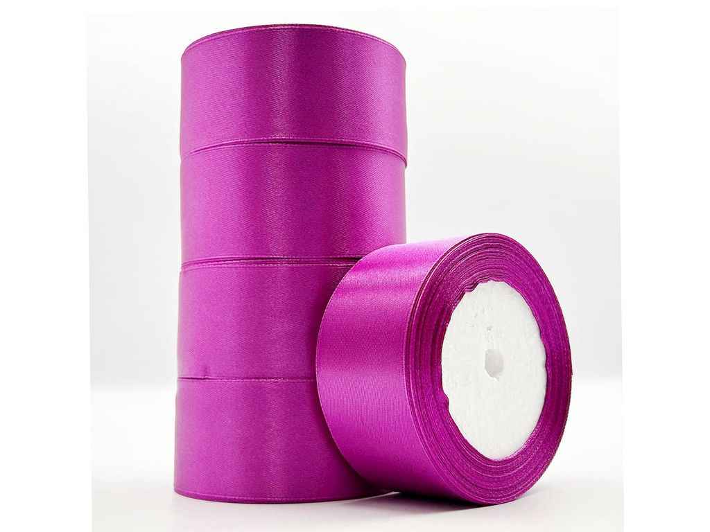 Стрічка атласна 4см * 23м маджента арт.АБ-444 ТМ КИТАЙ Стрічка атласна 4см * 23м маджента арт.АБ-444 ТМ КИТАЙ