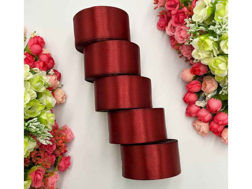 Стрічка атласна 4см * 23м бордо арт.АБ-424 ТМ КИТАЙ Стрічка атласна 4см * 23м бордо арт.АБ-424 ТМ КИТАЙ