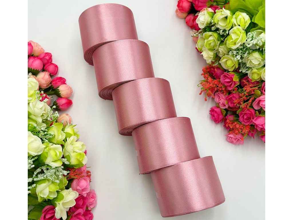 Стрічка атласна 5см * 23м пудровий арт.АБ-521 ТМ КИТАЙ Стрічка атласна 5см * 23м пудровий арт.АБ-521 ТМ КИТАЙ