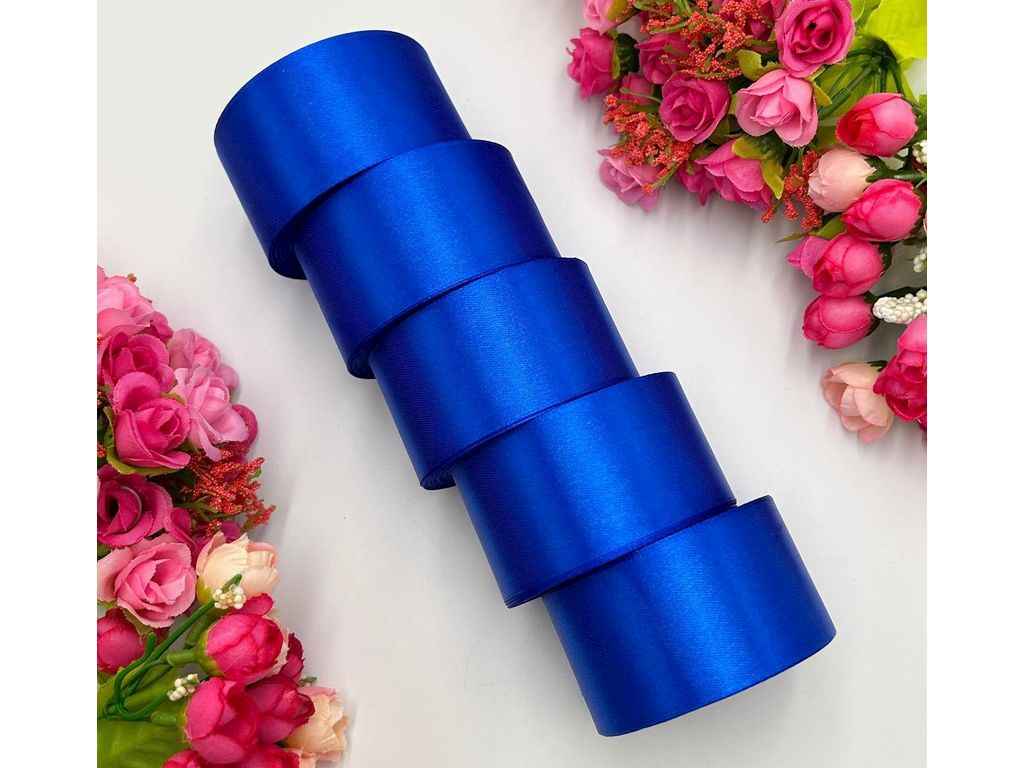 Стрічка атласна 4см * 23м електрик арт.АБ-415 ТМ КИТАЙ Стрічка атласна 4см * 23м електрик арт.АБ-415 ТМ КИТАЙ