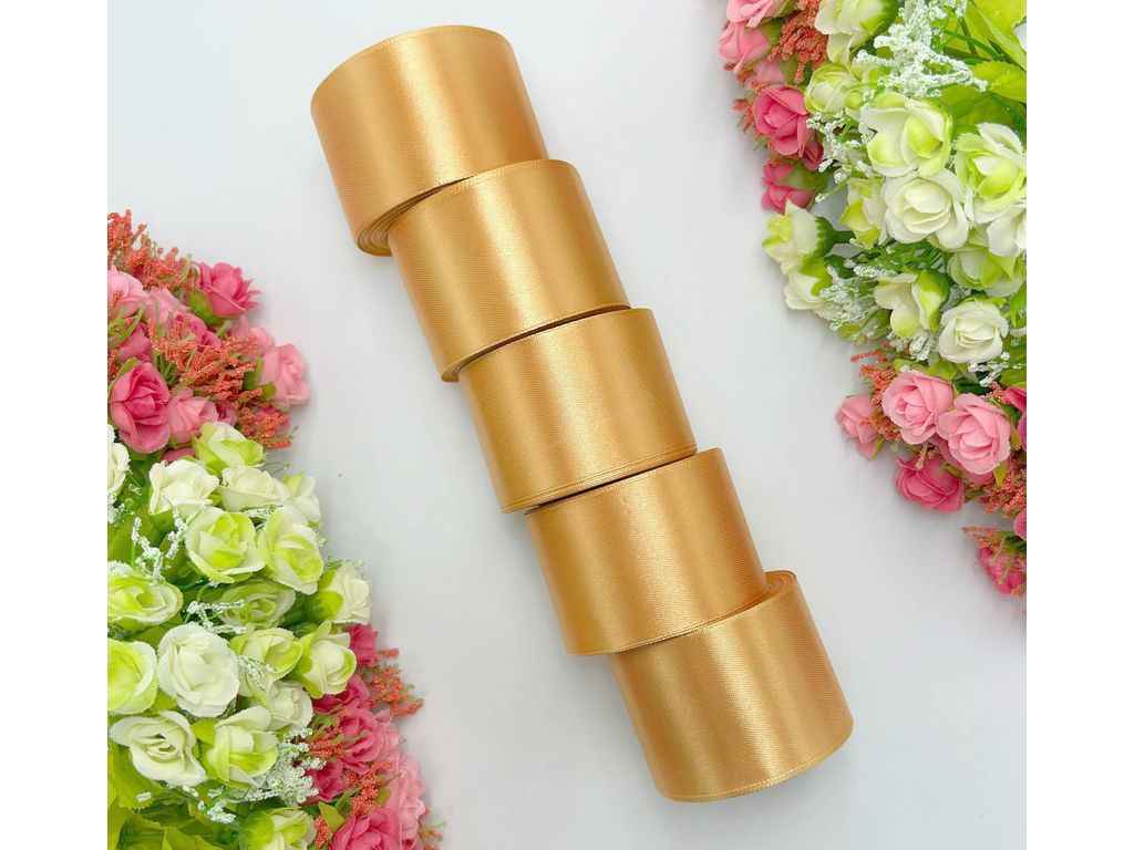 Стрічка атласна 5см * 23м кремовий арт.АБ-506 ТМ КИТАЙ Стрічка атласна 5см * 23м кремовий арт.АБ-506 ТМ КИТАЙ