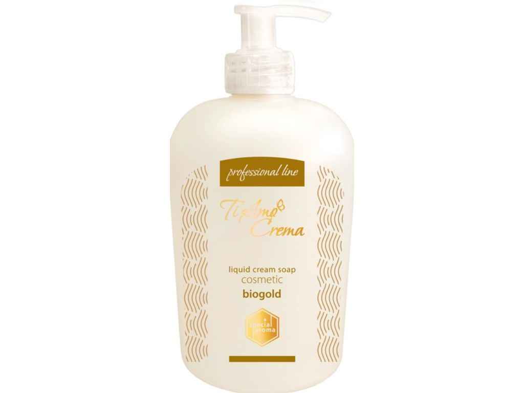 Крем-мило рідке 450мл Косметичне з біозолотом (professional line) ТМ TI AMO CREMA Крем-мило рідке 450мл Косметичне з біозолотом (professional line) ТМ TI AMO CREMA