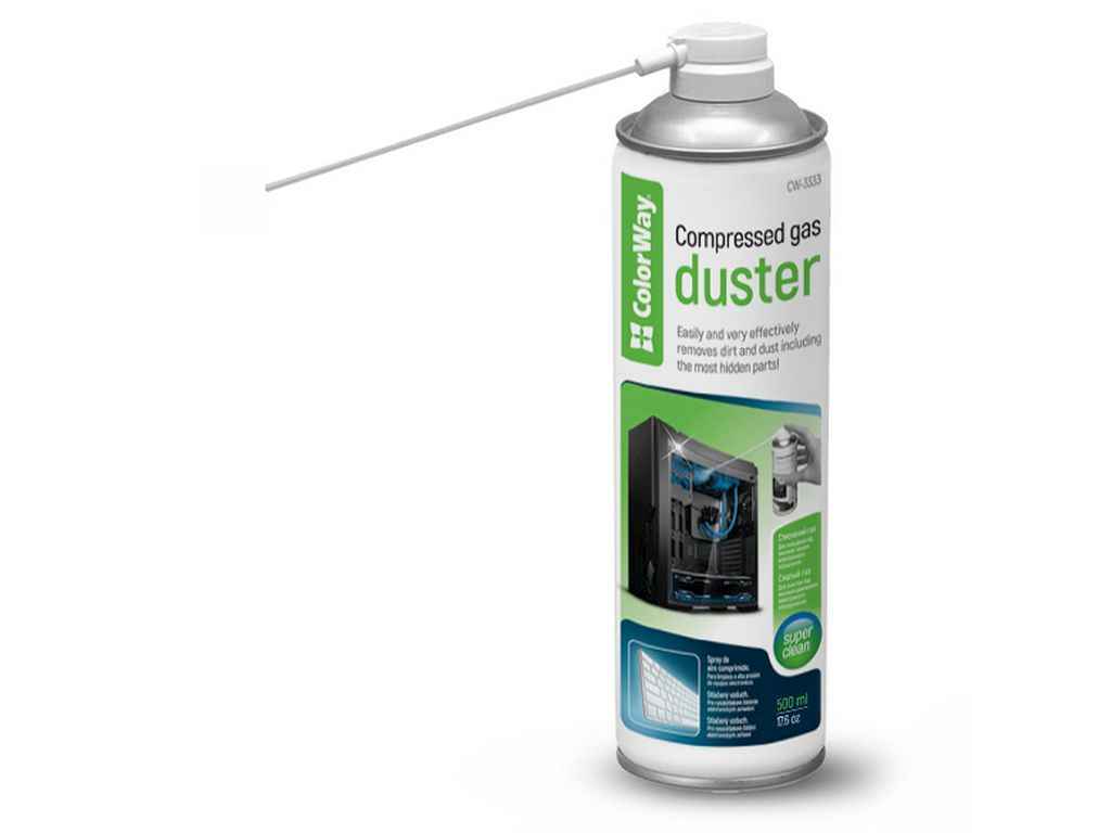 Стиснуте повітря 500мл CW-3333 ТМСolorWay Стиснуте повітря 500мл CW-3333 ТМСolorWay