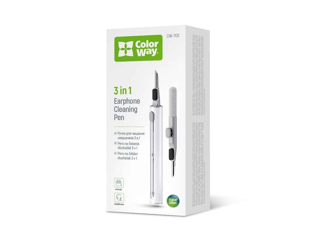 Чистячий набір 3в1, для чищення навушників CW-1131 ТМСolorWay Чистячий набір 3в1, для чищення навушників CW-1131 ТМСolorWay