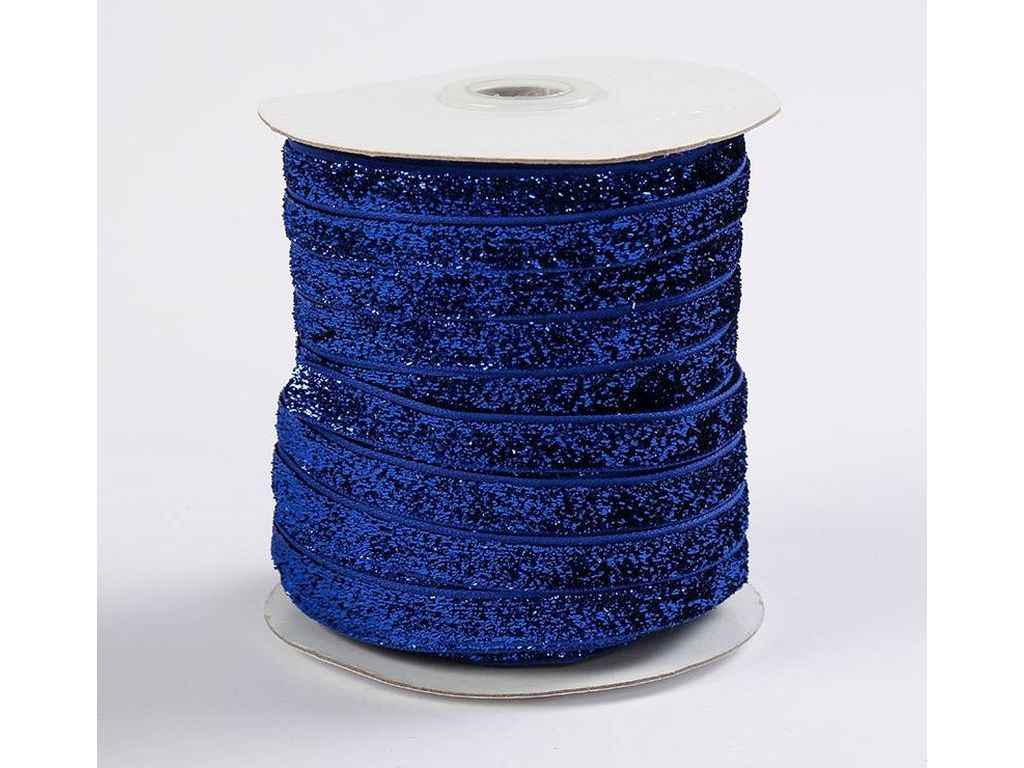 Оксамитова стрічка 40м з люрексом 10мм Електрік арт.Боб-Гліт ТМКИТАЙ Оксамитова стрічка 40м з люрексом 10мм Електрік арт.Боб-Гліт ТМКИТАЙ
