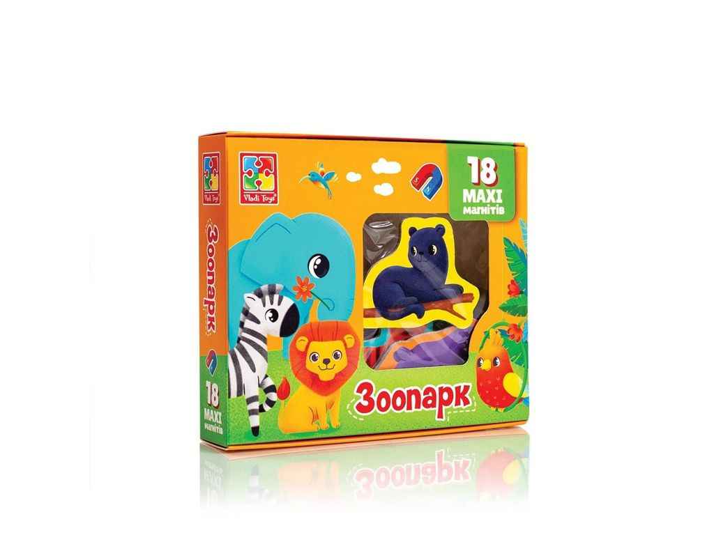 Набір магнітів Зоо VT3106-25 ТМVLADI TOYS Набір магнітів Зоо VT3106-25 ТМVLADI TOYS