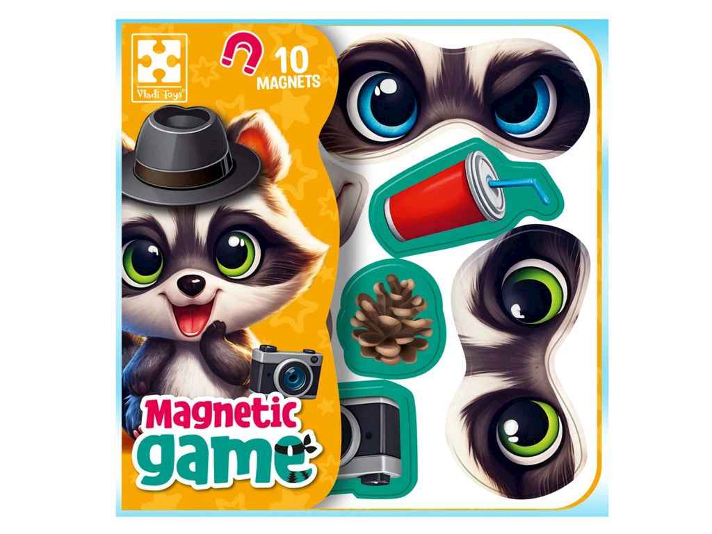 Гра розвиваюча Емоції Єнота магнітна VT3220-03 ТМVLADI TOYS Гра розвиваюча Емоції Єнота магнітна VT3220-03 ТМVLADI TOYS