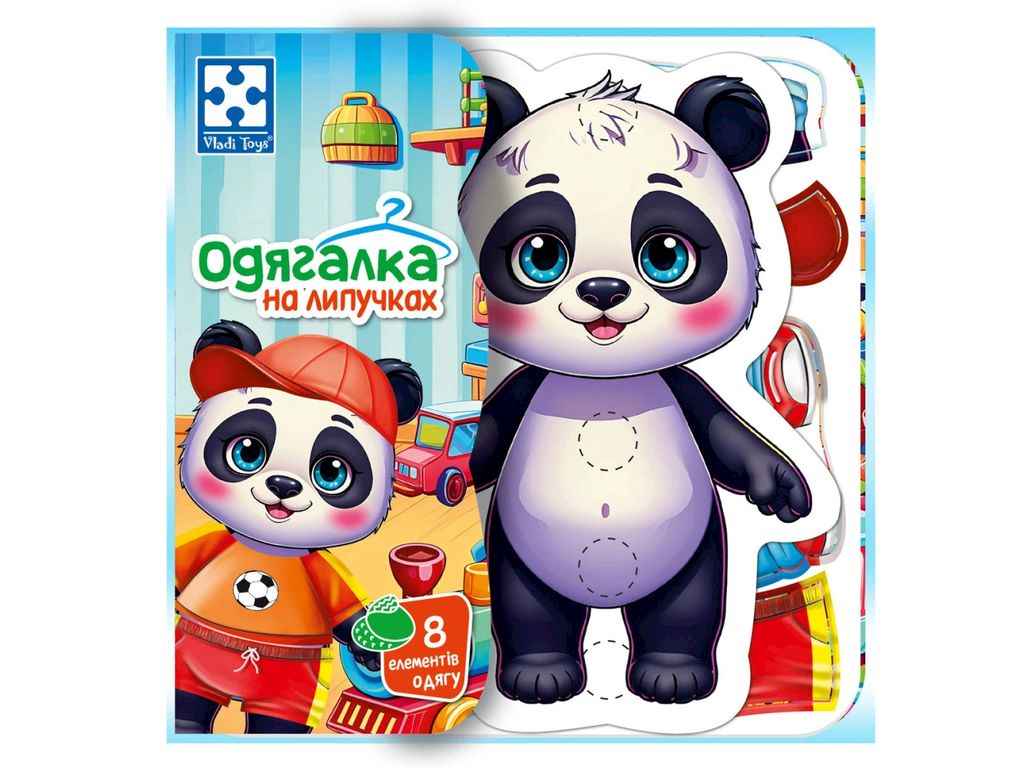 Гра з липучками Панда VT1320-06 ТМVLADI TOYS Гра з липучками Панда VT1320-06 ТМVLADI TOYS