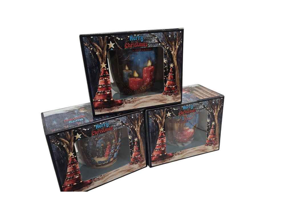 Чашка 340мл Merry Christmas HK-2373B-2/3663 в под. коробці ТМ PRC Чашка 340мл Merry Christmas HK-2373B-2/3663 в под. коробці ТМ PRC