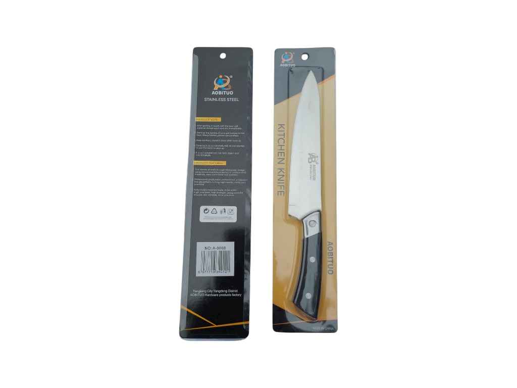 Ніж кухонний 32,5см А-8668 ТМ AOBITUO Ніж кухонний 32,5см А-8668 ТМ AOBITUO