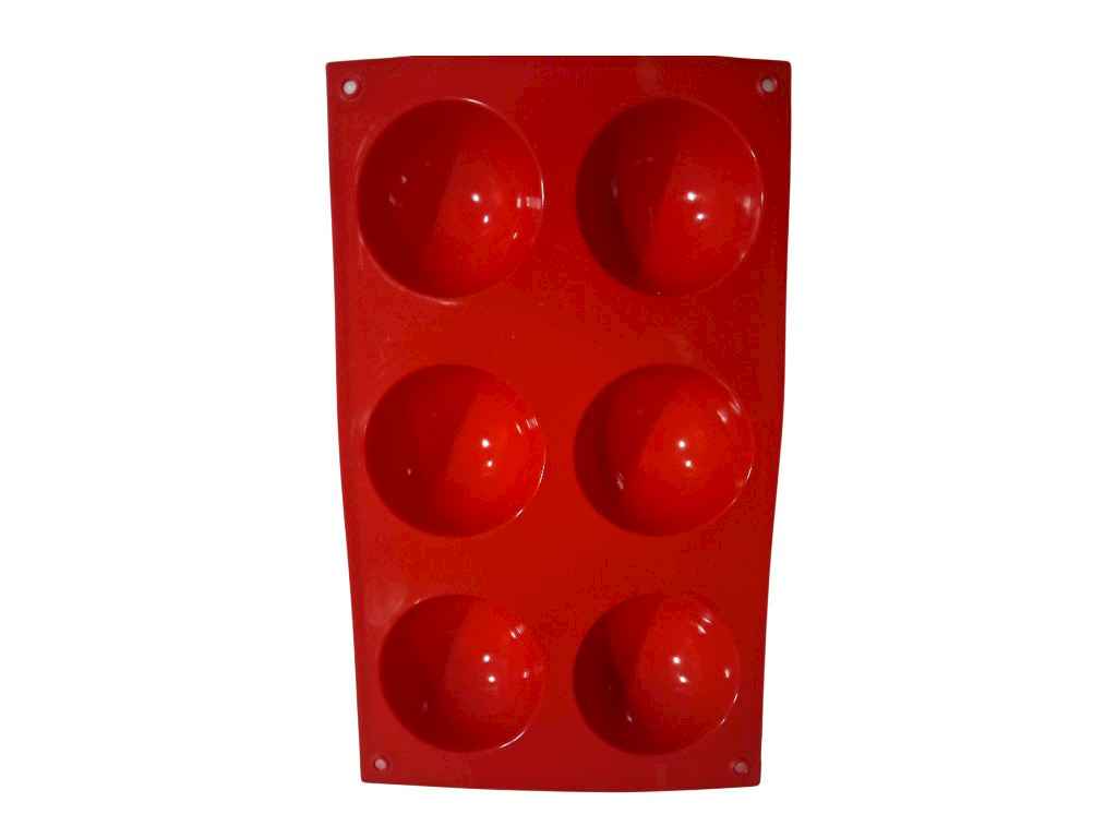 Форма 29×17см силіконова Сфера з 6шт (d кулі 7см) ТМ ALI Форма 29×17см силіконова Сфера з 6шт (d кулі 7см) ТМ ALI