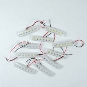 Габарит - білий - 100х10мм - 12/24V Led 6 діодів - 201306/б (10шт/уп.). Изображение №2