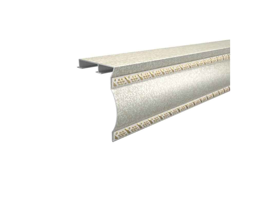 Карниз алюмінєвий 3м капучино ПАС-2923 45,8х55 (комплект) ТМ ALUPRO Карниз алюмінєвий 3м капучино ПАС-2923 45,8х55 (комплект) ТМ ALUPRO