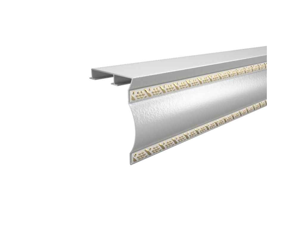 Карниз алюмінєвий 3м лайт ПАС-2923 45,8х55 (комплект) ТМ ALUPRO Карниз алюмінєвий 3м лайт ПАС-2923 45,8х55 (комплект) ТМ ALUPRO