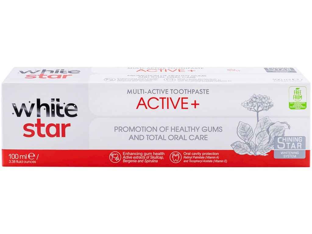 Зубна паста 100мл Active ТМ WHITE STAR Зубна паста 100мл Active ТМ WHITE STAR