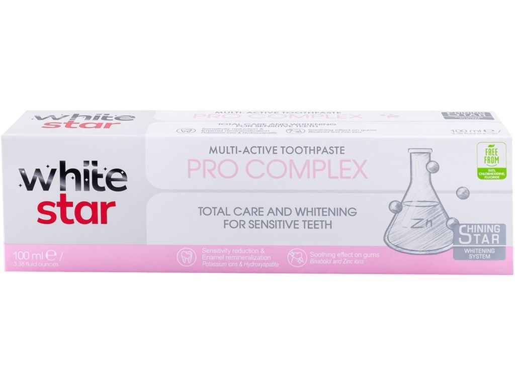 Зубна паста 100мл Pro Complex ТМ WHITE STAR Зубна паста 100мл Pro Complex ТМ WHITE STAR